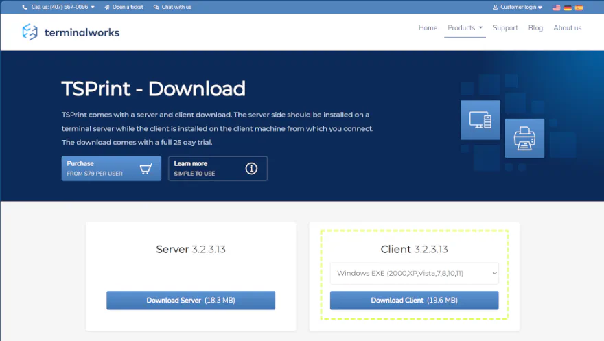 TSPrint download page